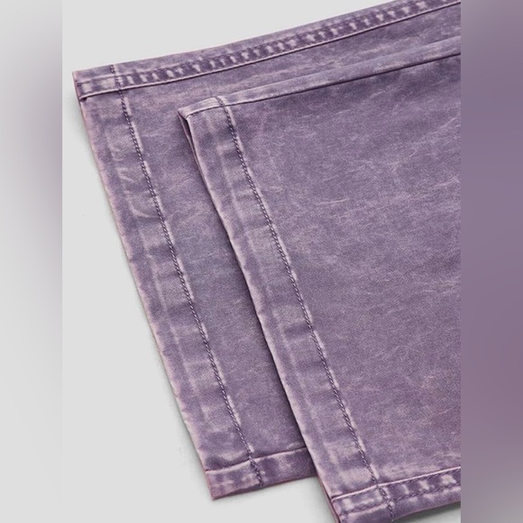 Flamingals Straight Wide Leg Jeans for Women Mid Waisted Casual Raw Hem Denim - Picture 6 of 14